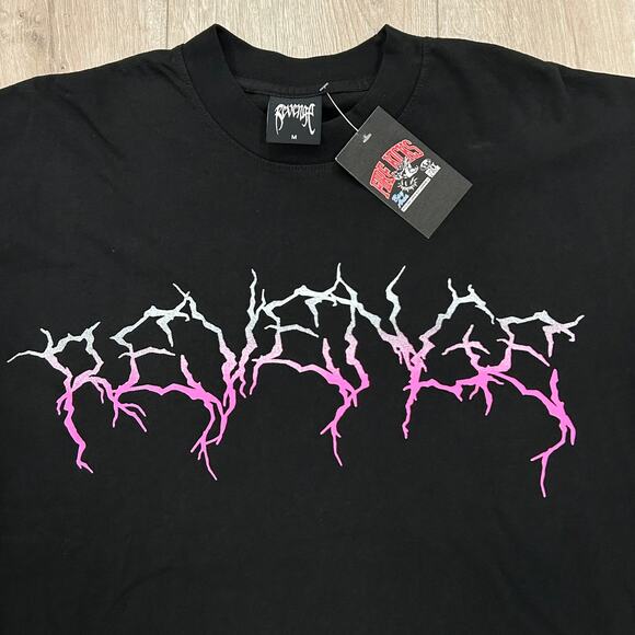 Revenge Lightning Anarchy T-shirt Tee Size Medium M Pre Owned - Picture 2 of 5